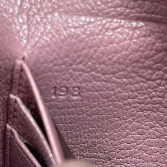 Miu Miu Pink Madras Leather Envelope-style Wallet Clutch - Preowned - Picture 12 of 14